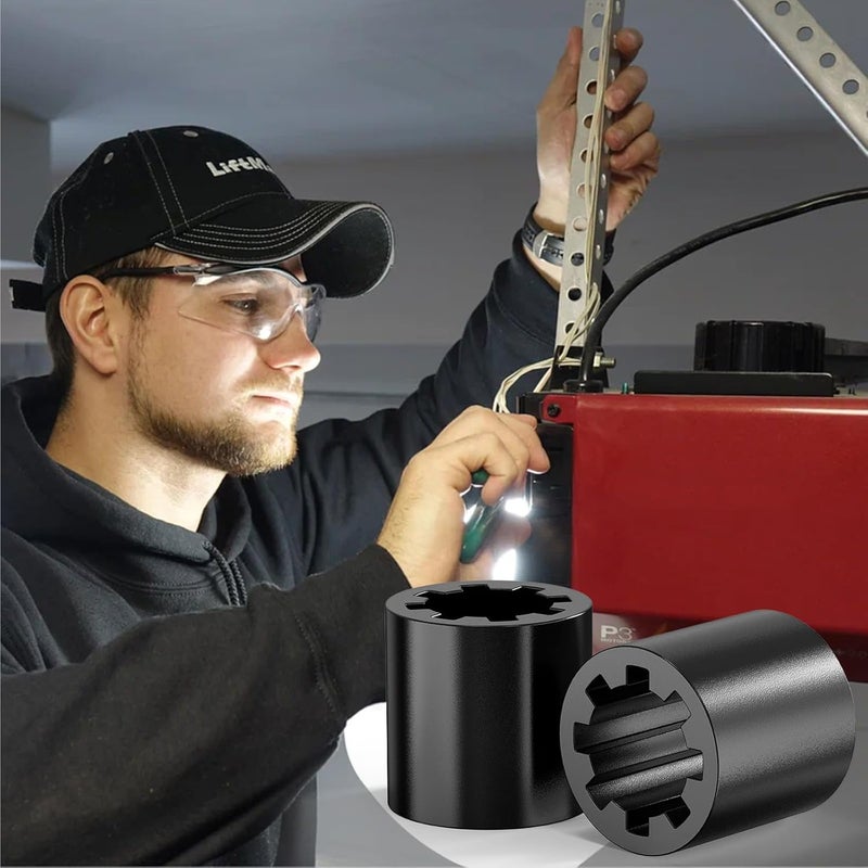 Ancable Screw Drive Coupler Part for LiftMaster, 6-Pack Garage Door Opener Sprocket Coupler Part for LiftMaster Chamberlain Craftsman Garage Door Opener - Image 4